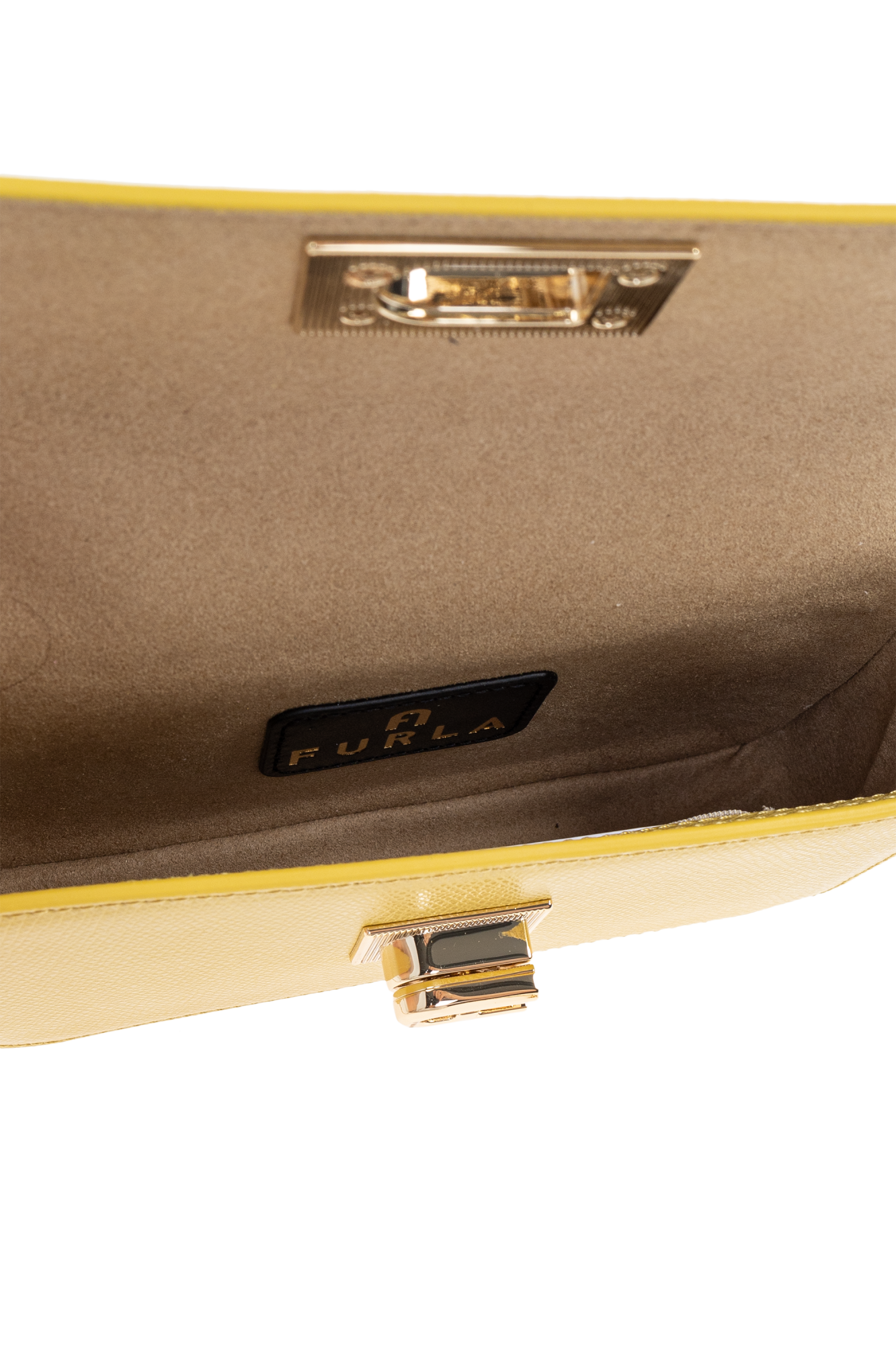 FURLA✨ Spy Bag Mini Backpacゴールドチェーン レザー バッグ